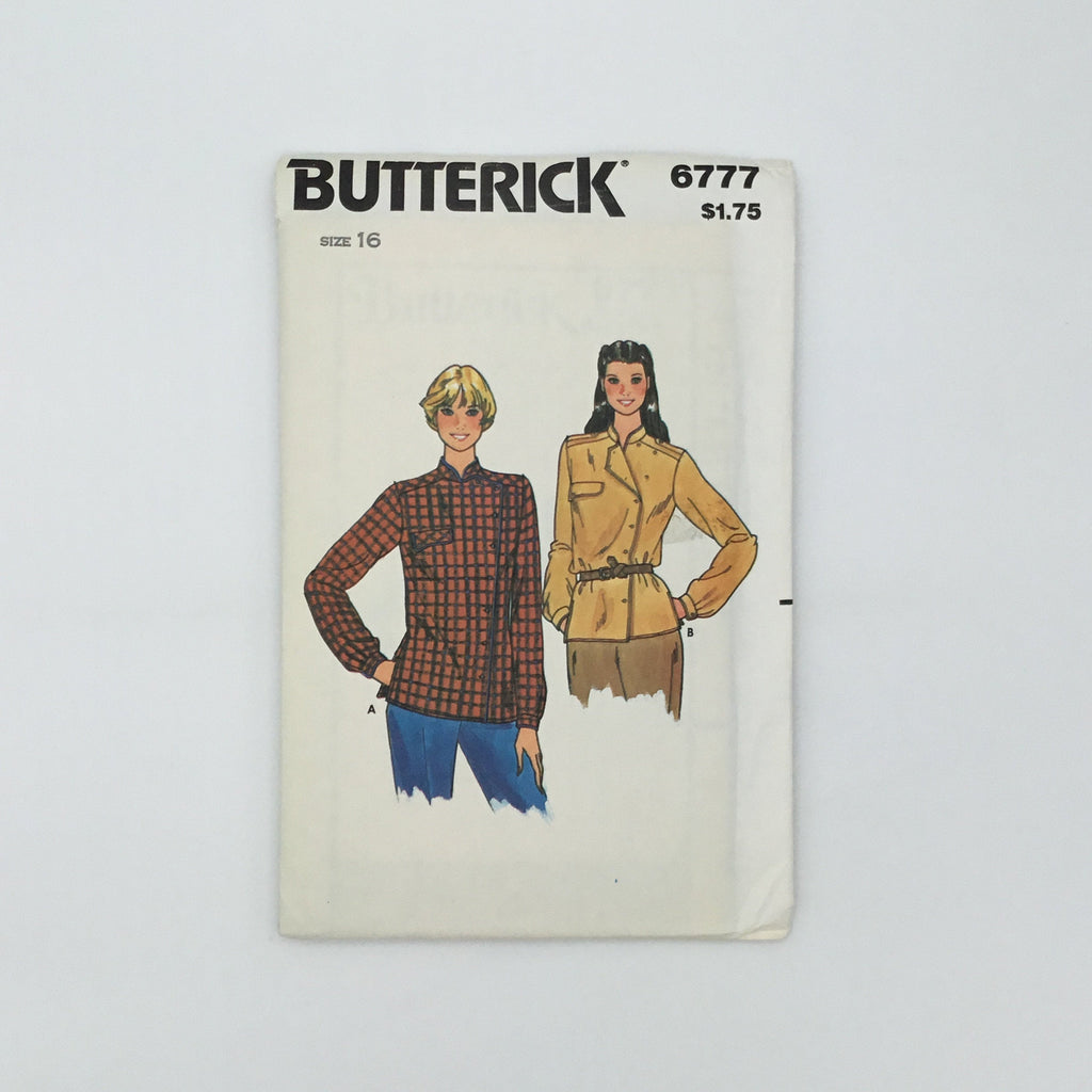 Butterick 6777 Blouse - Vintage Uncut Sewing Pattern
