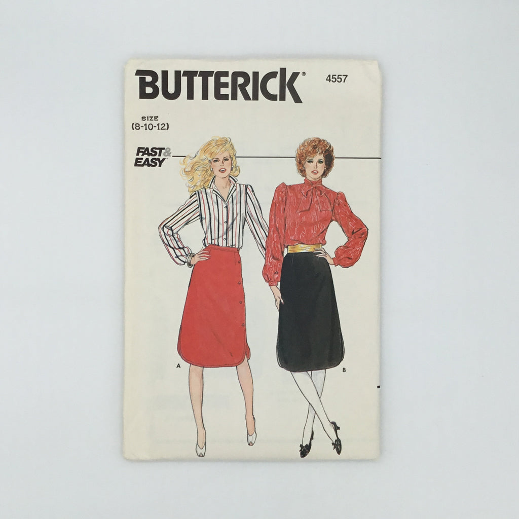 Butterick 4557 Skirt with Style Variations - Vintage Uncut Sewing Pattern