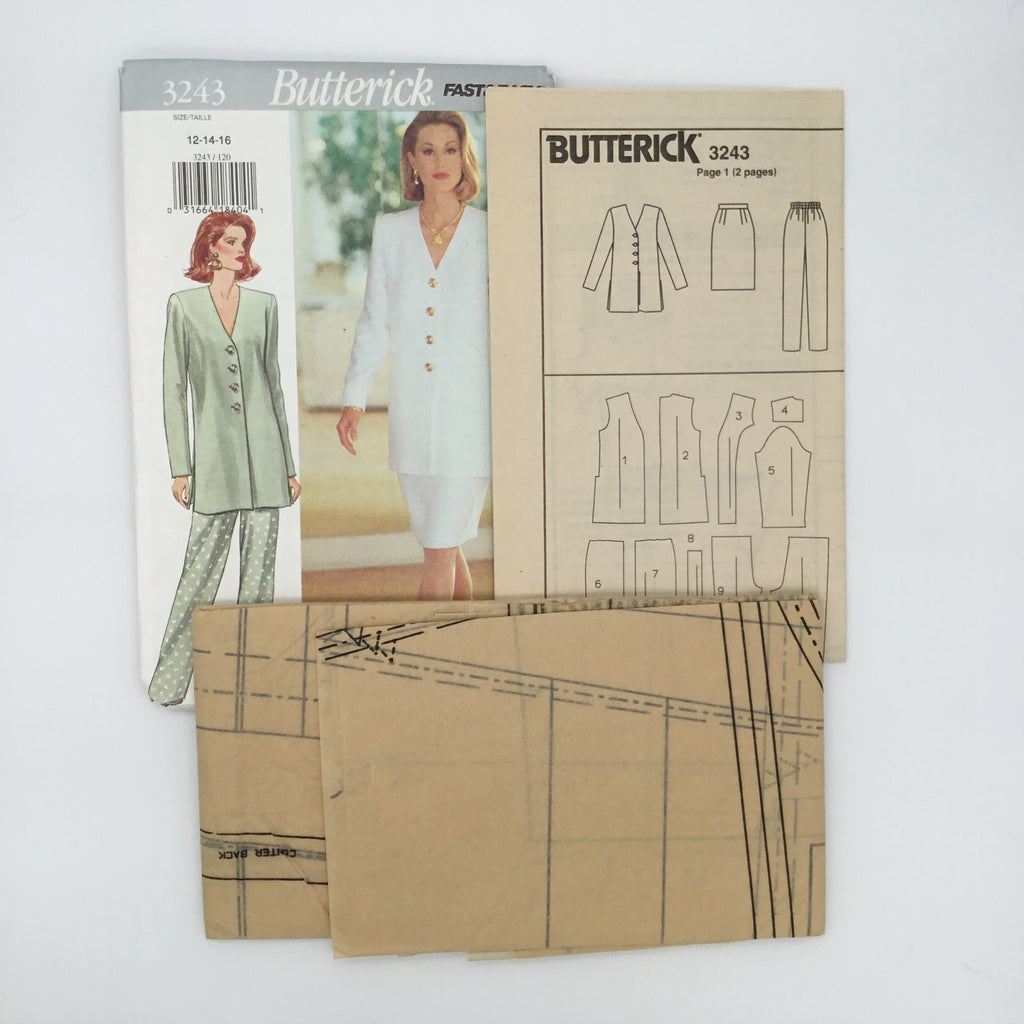 Butterick 3243 (1994) Tunic, Skirt, and Pants - Vintage Uncut Sewing Pattern