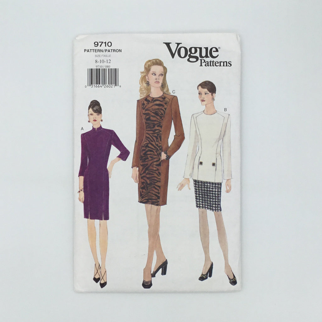 Vogue 9710 (1997) Dress, Tunic, and Skirt - Vintage Uncut Sewing Pattern