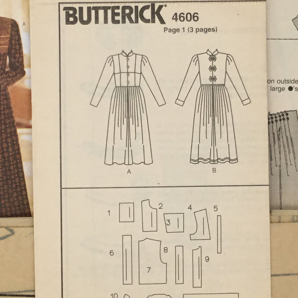 Butterick 4606 (1996) Jessica Howard Dress - Vintage Uncut Sewing Pattern