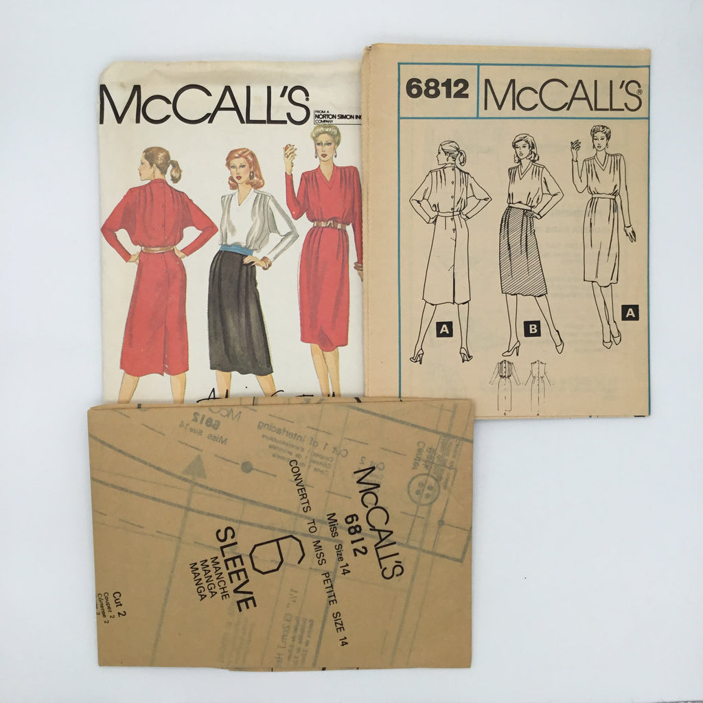 McCall's 6812 (1979) Dress - Vintage Uncut Sewing Pattern