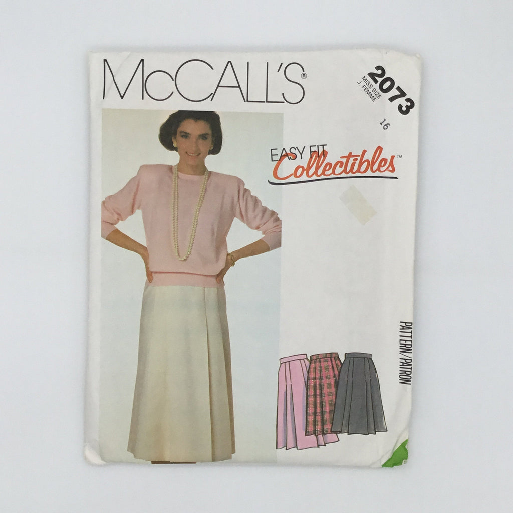 McCall's 2073 (1985) Skirt with Length Variations - Vintage Uncut Sewing Pattern