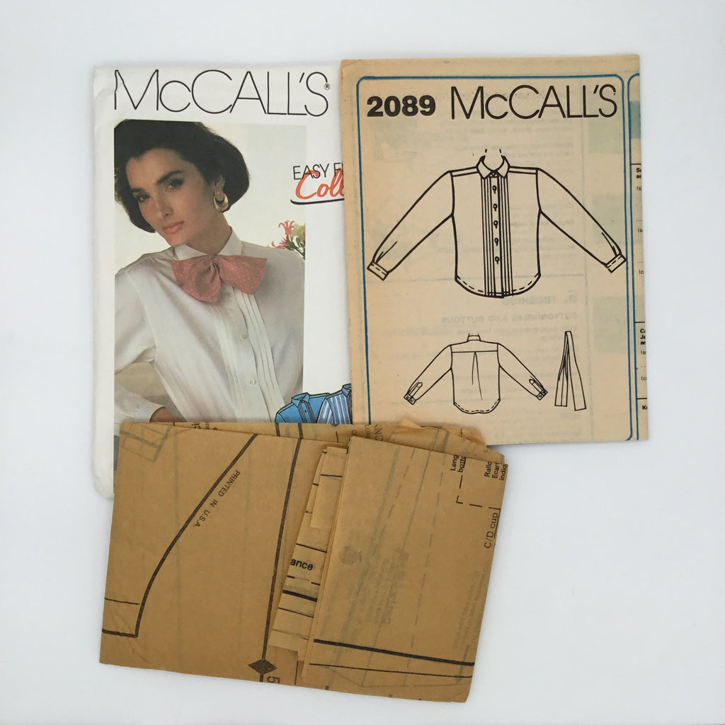 McCall's 2089 (1985) Blouse - Vintage Uncut Sewing Pattern
