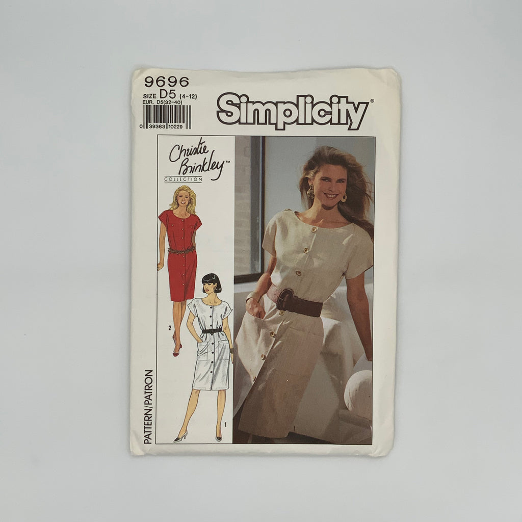 Simplicity 9696 (1990) Dress - Vintage Uncut Sewing Pattern