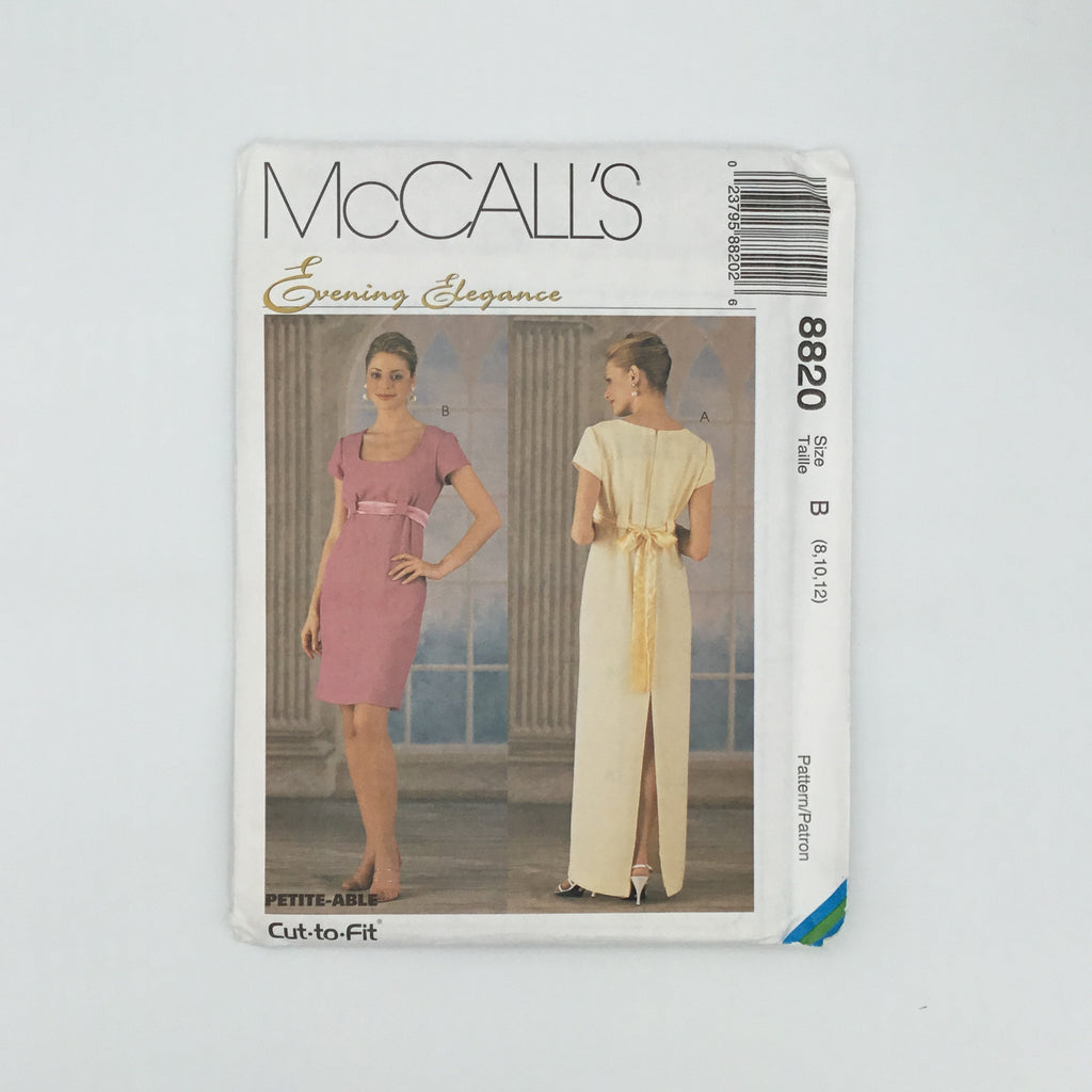McCall's 8820 (1997) Dress with Length Variations - Vintage Uncut Sewing Pattern