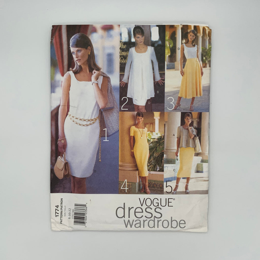 Vogue 1774 (1996) Jacket, Dress, and Skirt - Vintage Uncut Sewing Pattern