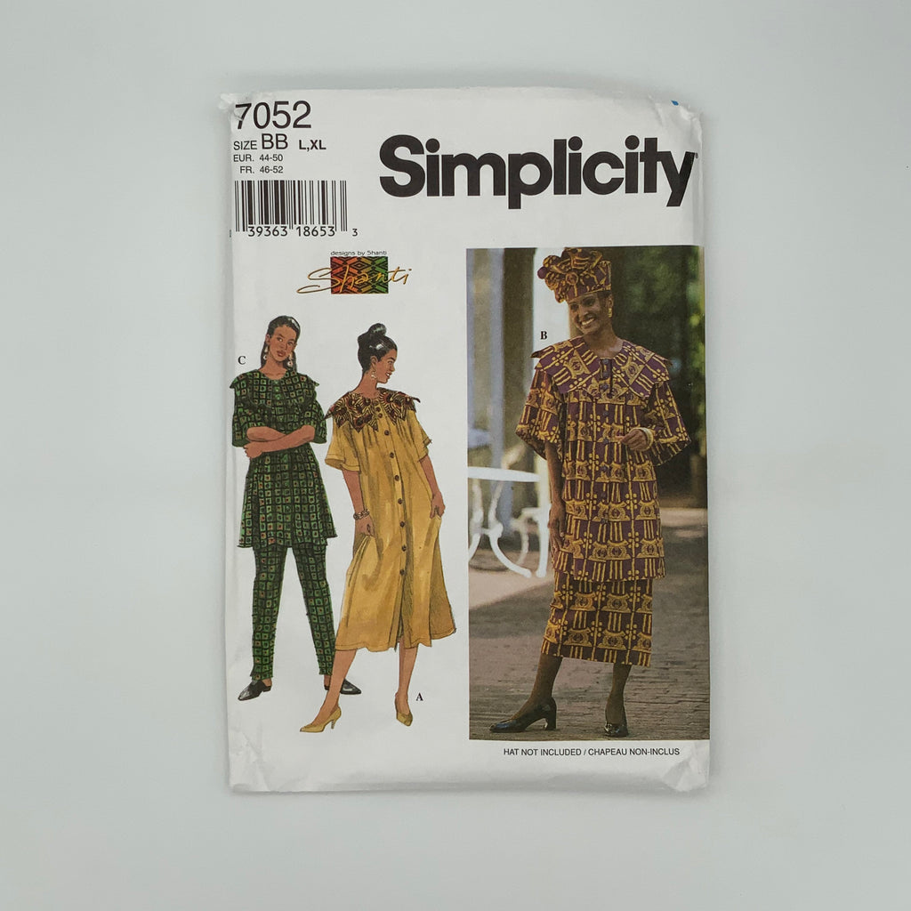 Simplicity 7052 (1996) Dress, Top, Skirt, and Pants - Vintage Uncut Sewing Pattern
