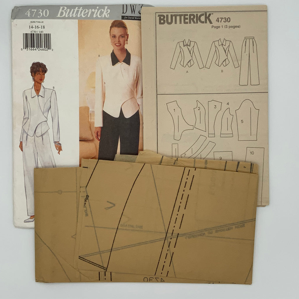 Butterick 4730 (1996) Top and Pants - Vintage Uncut Sewing Pattern