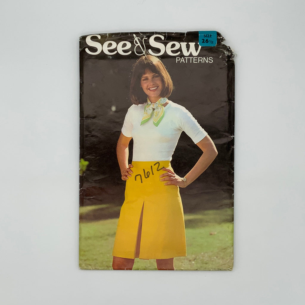 See & Sew 7612 Culottes - Vintage Uncut Sewing Pattern